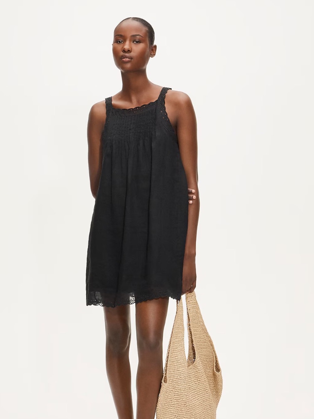 J.Crew Scallop Trim Mini Dress